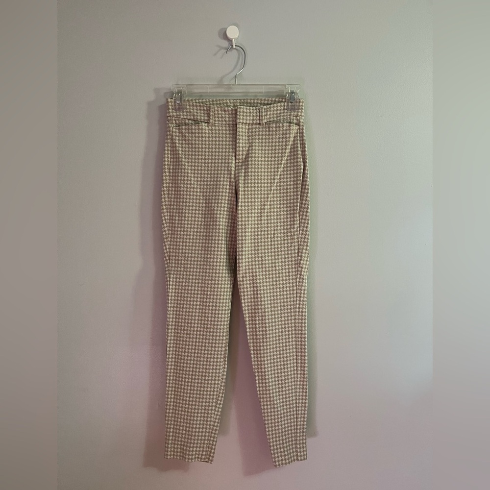Old Navy Beige Houndstooth Pants